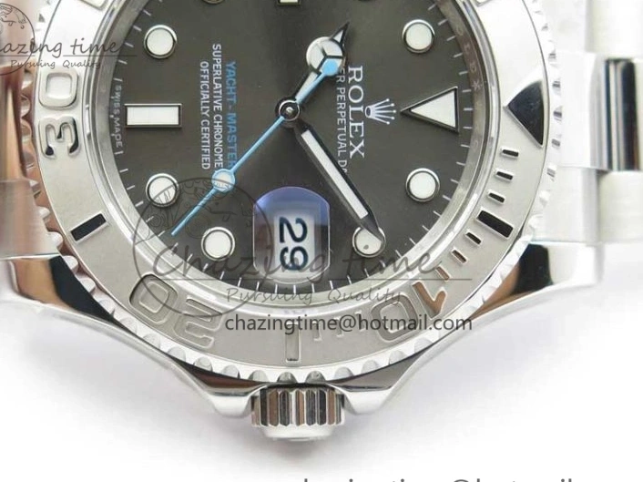 Edition Bracelet SS Yacht-Master Steel Best ARF 116622 SH3135 904L 1:1 Dial Gray on 0515